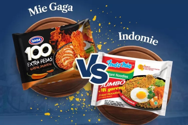 Review Indomie vs Mie Gaga, YouTuber ini ungkap porsi yang lebih