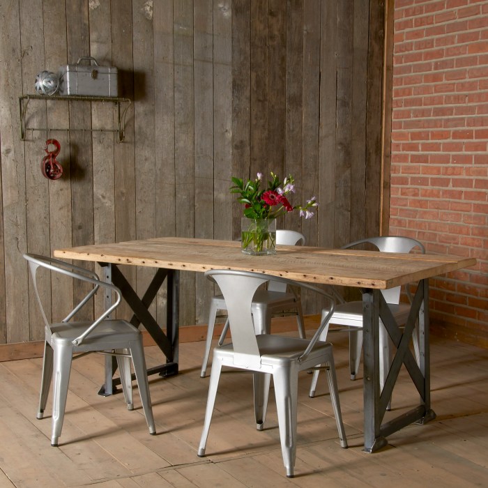 Reclaimed Wood Industrial Furniture A Sustainable Design Story