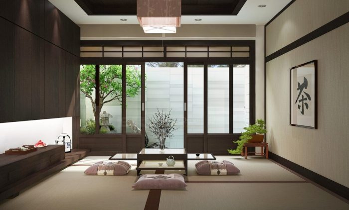Zen-inspired Japanese kitchen decor