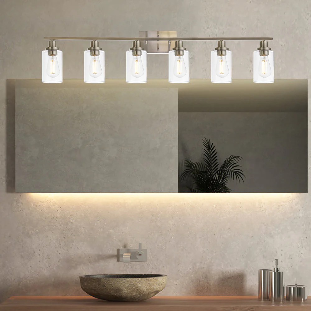 Modern Unfinished Bathroom with Lighting Design