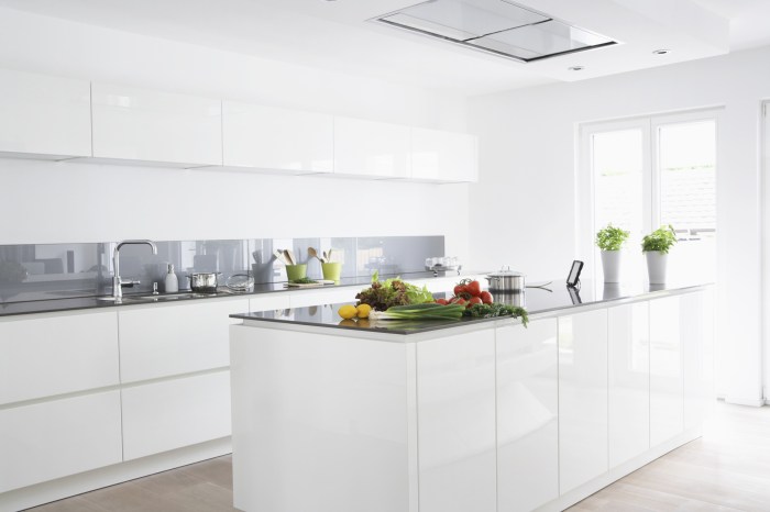 Clean kitchen with wooden accents