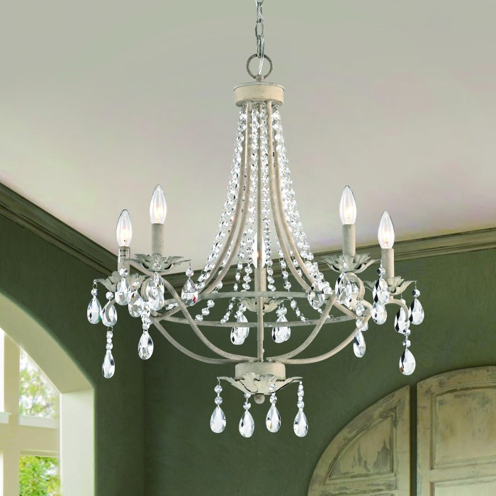 Crystal chandelier luxury decor