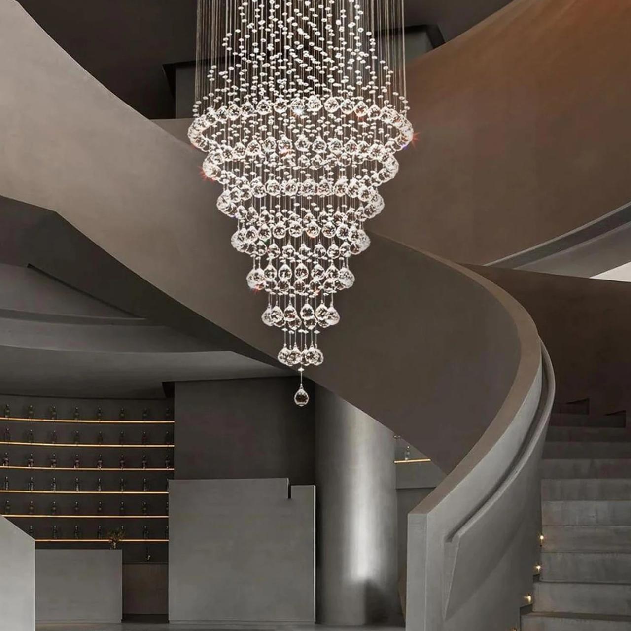 Crystal chandelier luxury decor