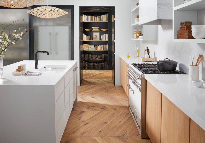 Clean Kitchen with Wooden Accents A Design Guide