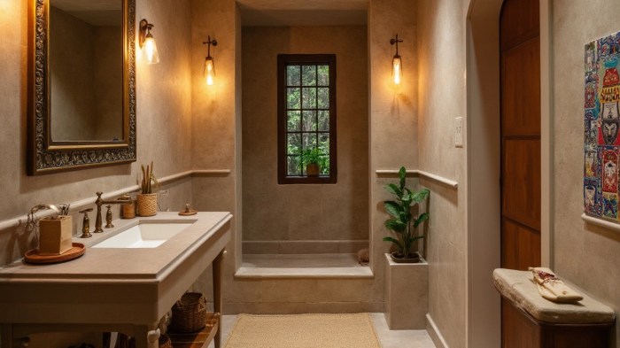 Industrial bathroom remodel