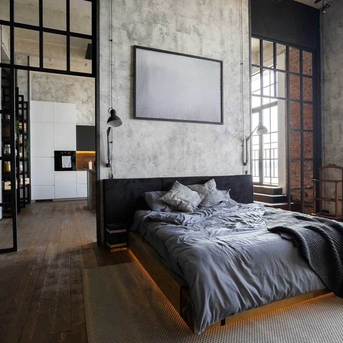 Industrial Bedroom Decor for Apartments A Design Guide
