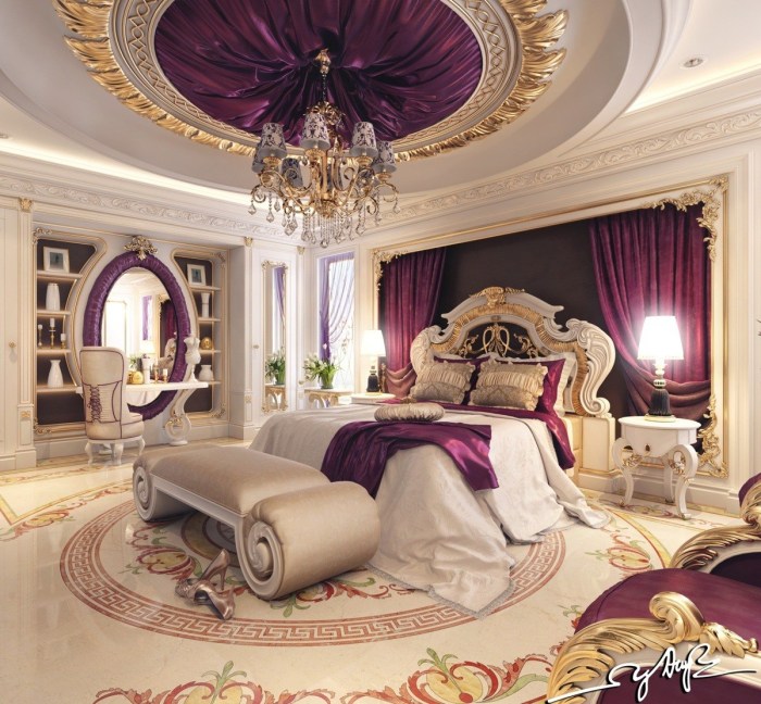 Luxurious classic bedroom designs