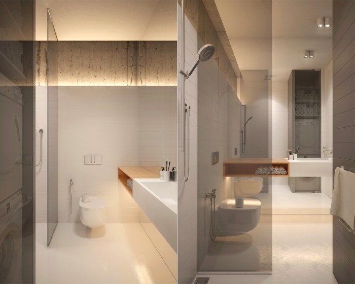 Bathroom minimalist design contemporary homedesignboard